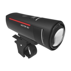 Luz delantera LED Trelock LS 600 I-Go Vector 60 lux USB con soporte