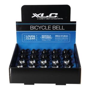 XLC DD-M07 kit 20 timbres 22.2-31.8mm aluminio (10 negro/10 plata)