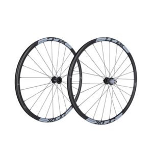 XLC WS-D01 rueda delantera carretera/gravel 28" disco Centerlock aluminio negro/gris