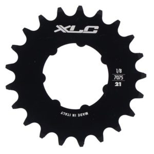 XLC corona 1 1/8" 21 dientes cromo mate