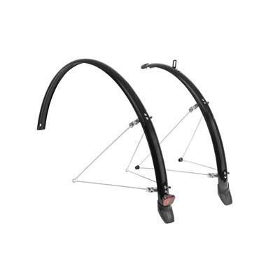 XLC MG-F04 juego de guardabarros 28" 36 mm negro con reflectante