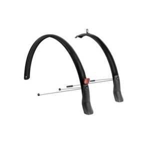 XLC MG-F05 juego de guardabarros 28" 46 mm negro con reflectante