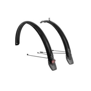 XLC MG-F06 juego de guardabarros 28" 51 mm negro con reflectante
