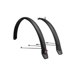 XLC MG-F06 juego de guardabarros 28" 58 mm negro mate con reflectante