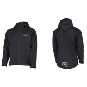 XLC JE-R02 chaqueta impermeable unisex negro con reflectantes