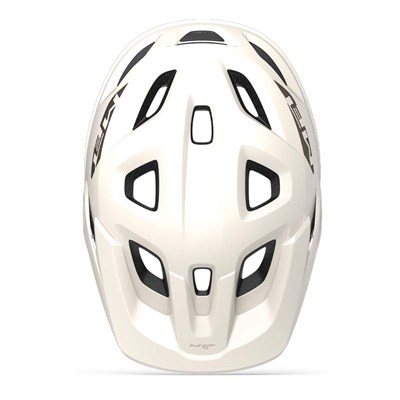 Casco MET Echo blanco bronce mate