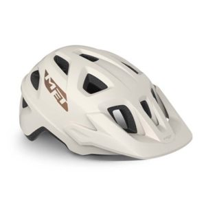Casco MET Echo blanco bronce mate