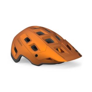 Casco MET Terranova naranja/titanio metalico mate
