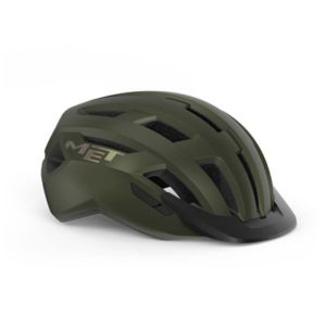 Casco MET Allroad verde iridiscente mate