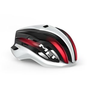 Casco MET Trenta MIPS blanco/negro/rojo metalico brillo