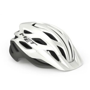 Casco MET Veleno blanco/gris mate