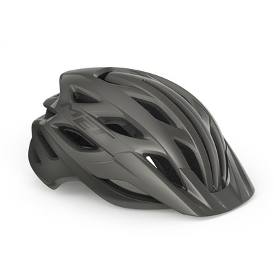 Casco MET Veleno titanio metalico mate