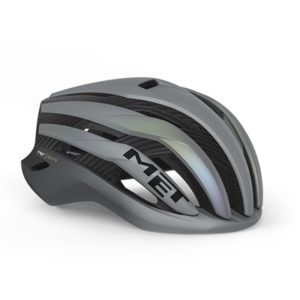 Casco MET Trenta 3K Carbon MIPS gris iridiscente mate