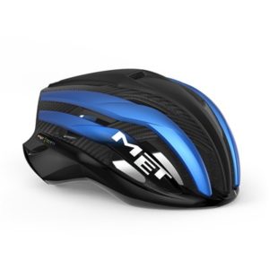 Casco MET Trenta 3K Carbon MIPS negro/azul metalico mate