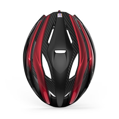 Casco MET Trenta 3K Carbon MIPS negro/rojo metalico mate