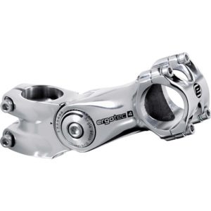 Potencia Ergotec Octopus 2 A-Head 75 mm 1-1/8" 31.8 ajustable -10/60º aluminio plata