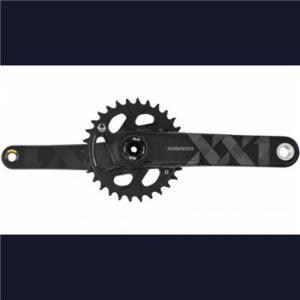 Juego bielas/plato SRAM XX1 Eagle X-Sync2 Dub Fat Bike 4" DM 175 mm 30D 11/12V carbono negro S/caz.