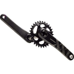 Juego bielas/plato SRAM XX1 Eagle X-Sync2 Dub Fat Bike 4" DM 170 mm 30D 11/12V carbono negro S/caz.
