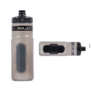 XLC WB-K16 bidon con adaptador Fidlock 600 ml antracita/negro
