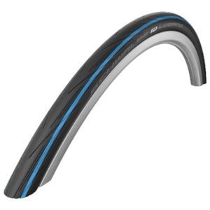 Cubierta Schwalbe Lugano II 700x25C HS471 Active Line K-Guard Sic rigida negro/azul 25-622