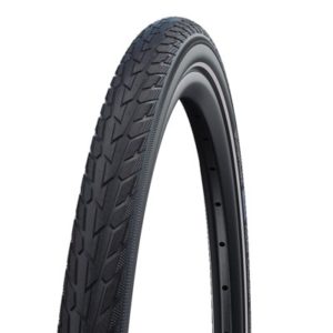 Cubierta Schwalbe Road Cruiser 28x1.60 700x40C HS484 ACT K-Guard Twinskin rigida negro/blanco 42-622