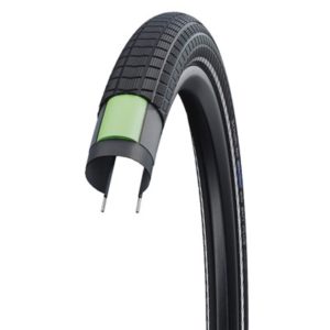 Cubierta Schwalbe Big Ben Plus 28x2.15 Performance Snakeskin Greenguard rigida negro reflec. 55-622