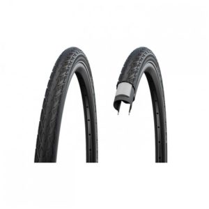 Cubierta Schwalbe Delta Cruiser Plus 28x2.00 HS431 Active Twinskin Puncture Guard rigida negr 50-622