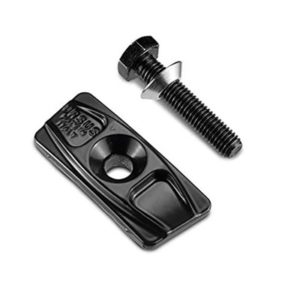 Placa adaptadora Ursus para caballete doble tornillo M10x50 negro