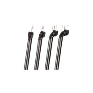 Tija de sillin Ergotec Viper 31.6 400 mm 20 mm Offset aluminio negro