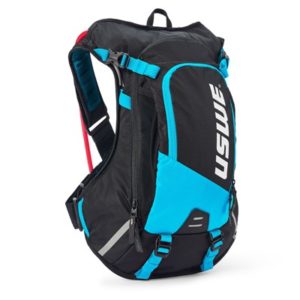Mochila de hidratacion USWE MTB Hydro 12 NDM 1 deposito Elite 3L manguera Plug-N-Play azul