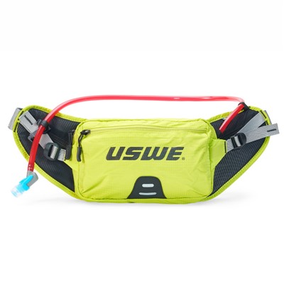 Cinturon de hidratacion USWE Zulo 2 NDM deposito Elite 1L manguera Plug-N-Play amarillo