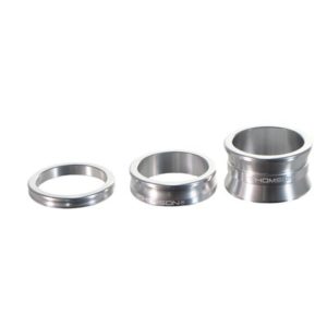 Kit espaciadores Thomson para juego de direccion 1 1/8" 5/10/20 mm aluminio plata