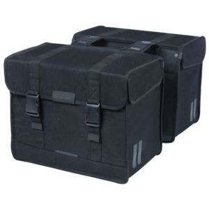Alforjas Basil Kavan Eco Classic 58L acabado bionic Eco negro (37x24x33 cm)