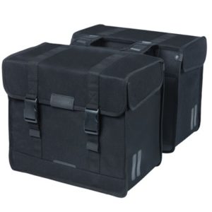Alforjas Basil Kavan Eco Classic 68l acabado bionic Eco negro (40x25x33 cm)