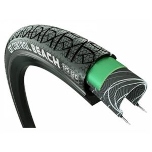 Cubierta CST Control Beach 29x2.40 plegable negro (60-622)