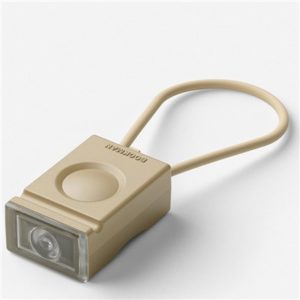 Luz delantera Bookman Block LED USB beige