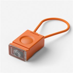 Luz delantera Bookman Block LED USB naranja