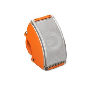 Luz delantera Bookman Curve LED USB 22-42 mm naranja