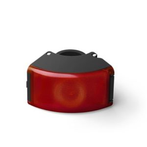 Luz trasera Bookman Curve LED USB 22-32 mm negro