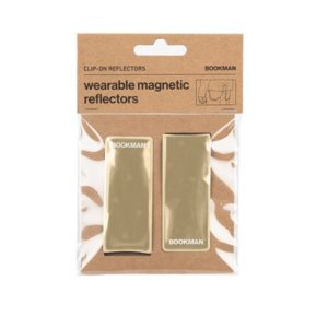 Juego de reflectores para ropa Bookman Clip-on con iman beige