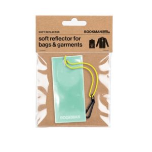 Reflector colgante para cremallera Bookman rectangulo verde menta