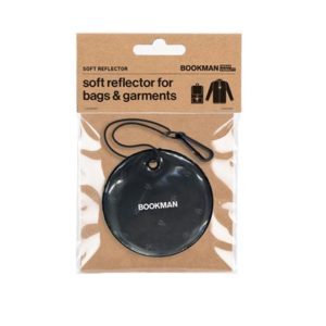 Reflector colgante para cremallera Bookman circulo negro