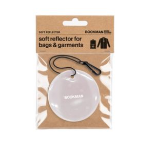 Reflector colgante para cremallera Bookman circulo blanco