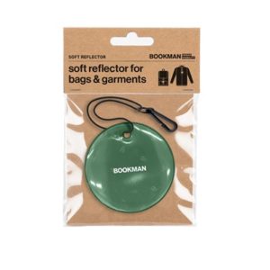 Reflector colgante para cremallera Bookman circulo verde