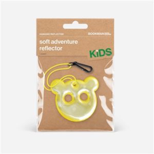Reflector colgante para cremallera Bookman Oso amarillo