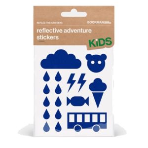 Kit pegatinas reflectantes para bicicleta Bookman Aventura azul
