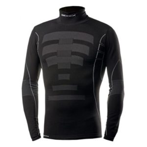 Camiseta interior manga larga Biotex Warm Effect termico negro 3D