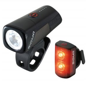 Kit de luces Sigma delantera Buster 400 trasera RL 80 LED USB negro