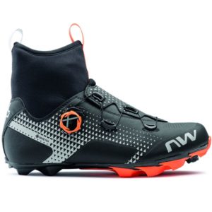 Northwave Celsius XC GTX color negro/naranja/reflectante