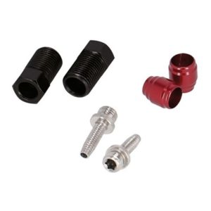 XLC BR-X65 kit ovalillos/pins/tuercas para latiguillo freno disco Stealth-A-Majig